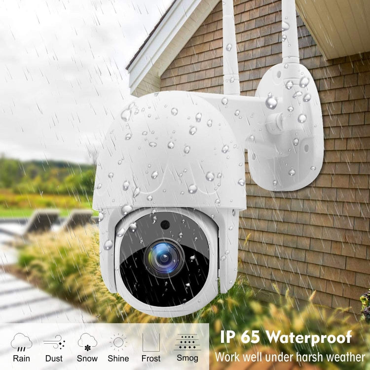 Tuya QX45 1080P Full HD IP65 Waterproof 2.4G Wireless IP Camera, Support Motion Detection & Two-way Audio & Night Vision & TF Card, AU Plug, Support Motion Detection Tuya QX45 1080P Full HD IP65 Waterproof 2.4G Wireless IP Camera, Support Motion Detection & Two-way Audio & Night Vision & TF Card, AU Plug, Support Motion Detection